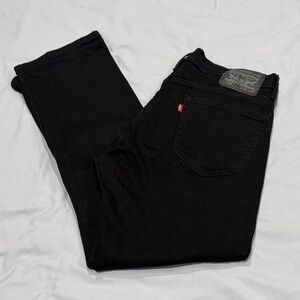 Levi's 505 Men's Black Straight Jeans 32/29